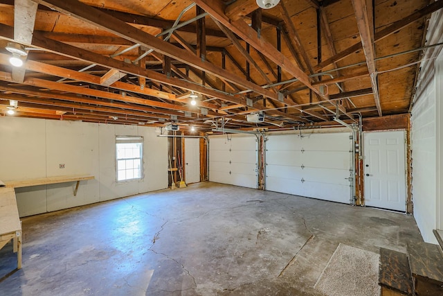 413 Channel Dr, Island Lake, IL 60042 - garage featuring a garage door opener