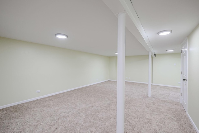 413 Channel Dr, Island Lake, IL 60042 - finished basement with carpet and baseboards