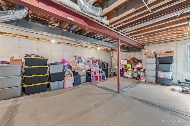9196 Falcon Greens Dr, Lakewood, IL 60014 - view of unfinished basement