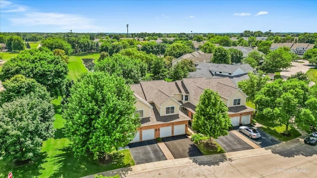 9196 Falcon Greens Dr, Lakewood, IL 60014 - aerial view of residential area featuring a tree filled landscape