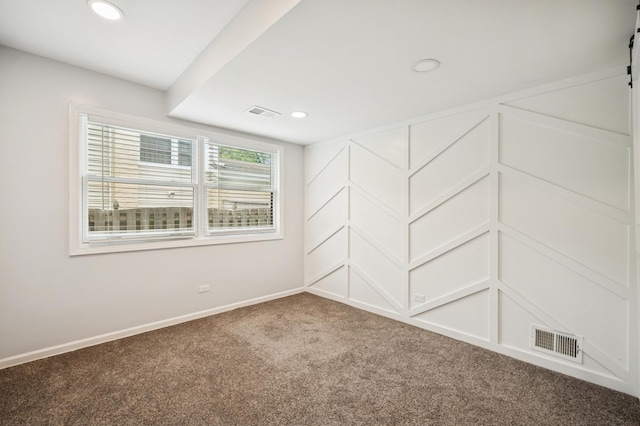 2425 N Drury Ln, Arlington Heights, IL 60004 - spare room featuring carpet floors and recessed lighting