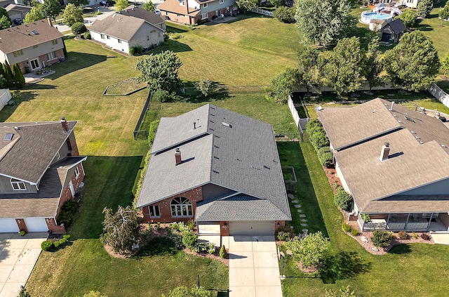 8542 Monaghan Dr, Tinley Park, IL 60487 - aerial overview of property's location featuring nearby suburban area