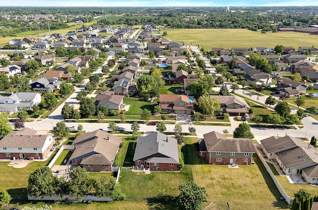 8542 Monaghan Dr, Tinley Park, IL 60487 - aerial view of property and surrounding area with nearby suburban area