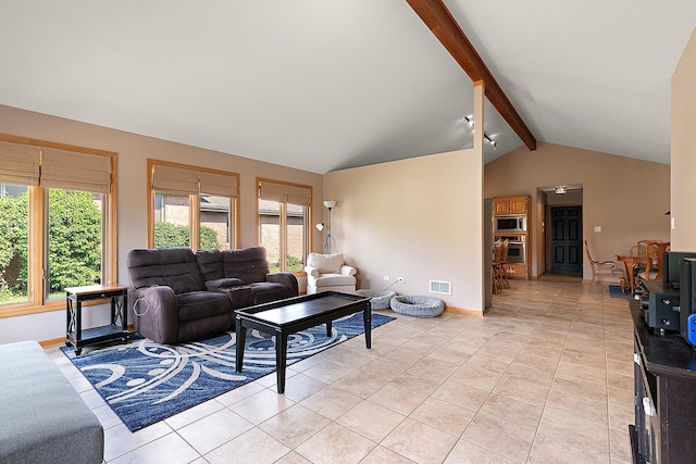 8542 Monaghan Dr, Tinley Park, IL 60487 - living area with light tile patterned flooring and healthy amount of natural light