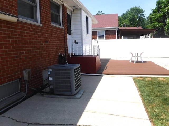 205 W 29th Pl S, Chicago Heights, IL 60411 - view of patio / terrace featuring a wooden deck