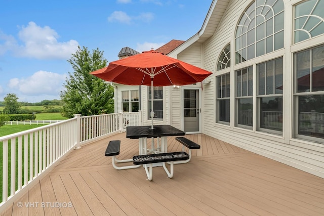6531 W Cedar Ct, Monee, IL 60449 - view of wooden terrace