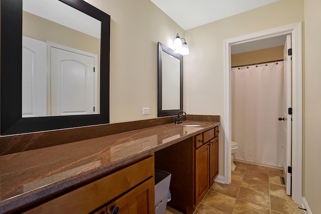 18013 Saint Andrews Dr, Marengo, IL 60152 - bathroom featuring vanity and curtained shower