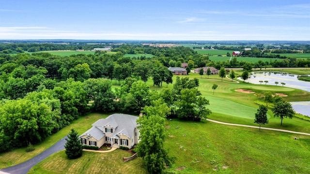 18013 Saint Andrews Dr, Marengo, IL 60152 - drone / aerial view of a large body of water and a golf course