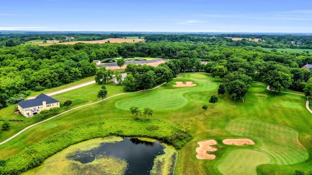 18013 Saint Andrews Dr, Marengo, IL 60152 - aerial view of a golf club and a nearby body of water