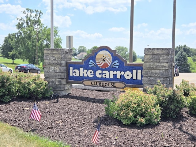1928 Hidden Valley Dr, Lanark, IL 61046 - view of community / neighborhood sign