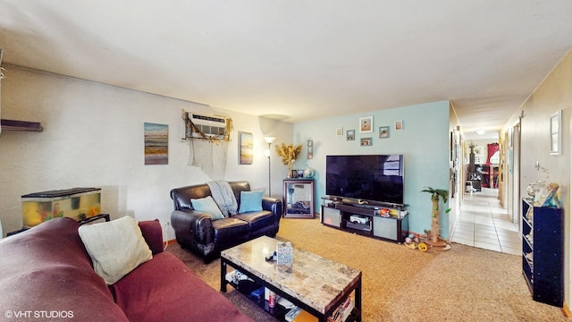 8824 Cherry Ave, River Grove, IL 60171 - carpeted living area with a wall unit AC