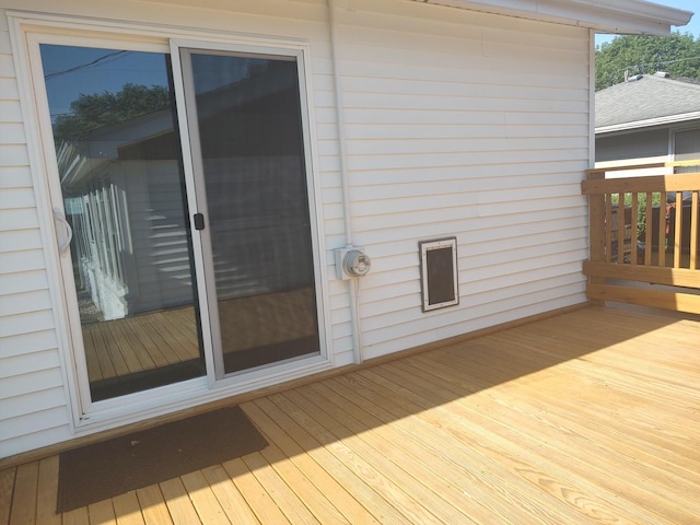 406 Highland St, Belvidere, IL 61008 - view of wooden deck