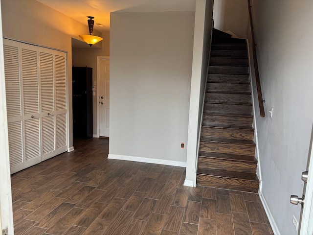 331 E 17th St, Chicago, IL 60616 - stairway with wood finished floors and baseboards