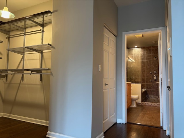 331 E 17th St, Chicago, IL 60616 - hall featuring hardwood / wood-style flooring and baseboards