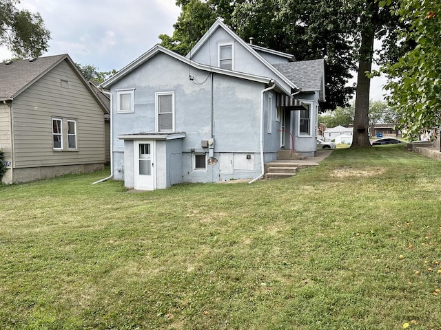109 E Minnesota St, Spring Valley, IL 61362 - back of property with a yard