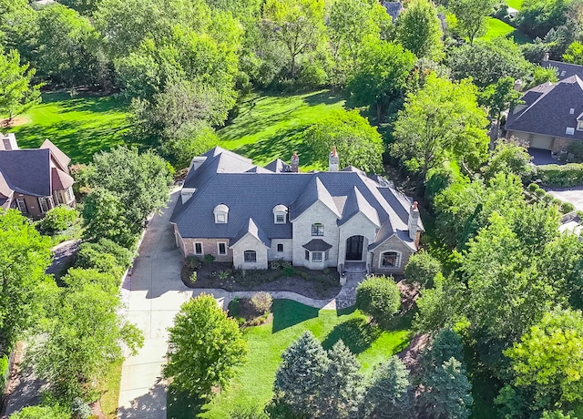 6403 S Garfield Ave, Burr Ridge, IL 60527 - aerial view of property and surrounding area