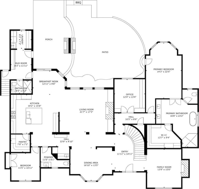 6403 S Garfield Ave, Burr Ridge, IL 60527 - view of home floor plan