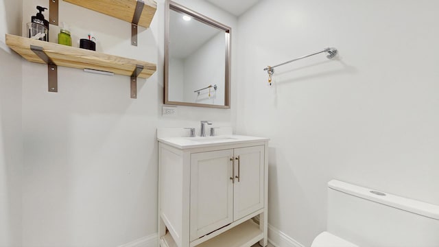 11104 O Gorman Dr Unit 41B, Palos Hills, IL 60465 - half bath featuring baseboards and vanity