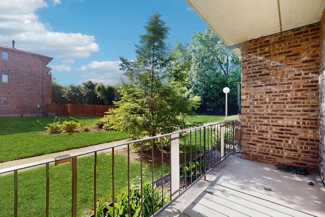 11104 O Gorman Dr Unit 41B, Palos Hills, IL 60465 - view of balcony