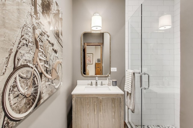 2333 N Spaulding Ave, Chicago, IL 60647 - full bath with a shower stall and vanity