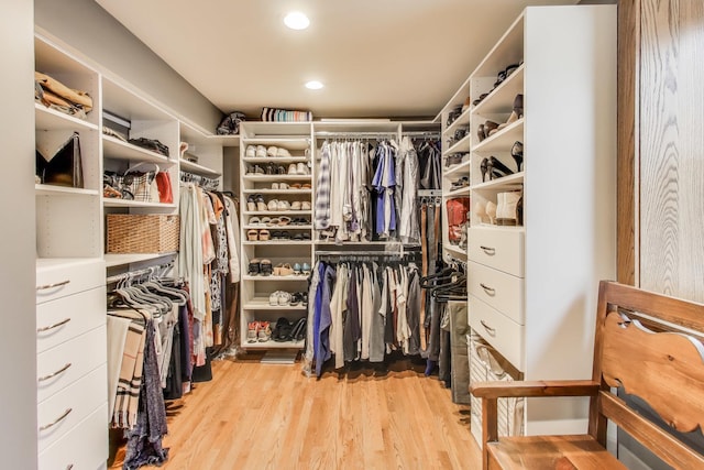 2333 N Spaulding Ave, Chicago, IL 60647 - spacious closet featuring light wood-style floors
