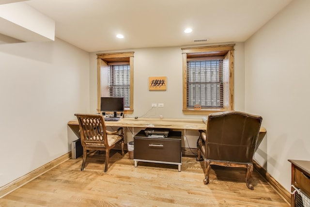 2333 N Spaulding Ave, Chicago, IL 60647 - office space with wood finished floors and recessed lighting