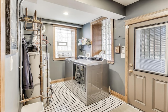 2333 N Spaulding Ave, Chicago, IL 60647 - laundry area featuring washing machine and clothes dryer and recessed lighting
