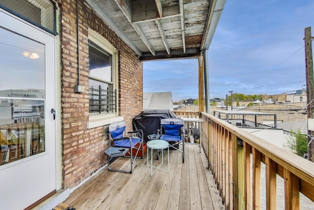 2333 N Spaulding Ave, Chicago, IL 60647 - wooden terrace featuring area for grilling
