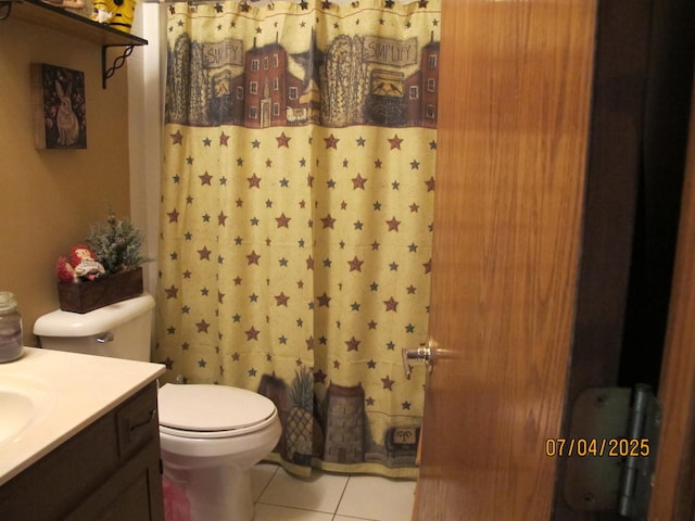 15521 116th Ct, Orland Park, IL 60467 - full bathroom featuring vanity, tile patterned flooring, and a shower with shower curtain