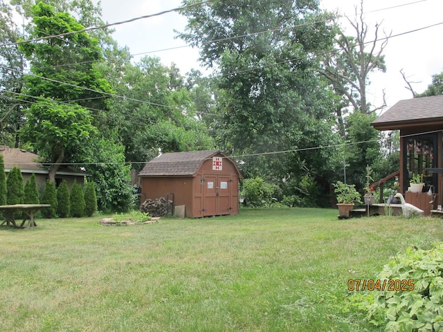 15521 116th Ct, Orland Park, IL 60467 - view of green lawn with a storage shed