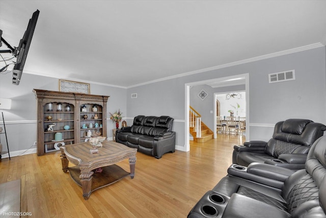 25 E 150th St, Harvey, IL 60426 - living room with light wood finished floors and ornamental molding