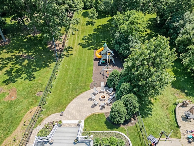 4603 Oakwood Ave, Downers Grove, IL 60515 - bird's eye view
