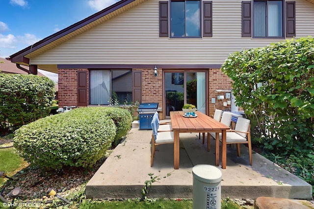 9221 Auburn Ct, Orland Park, IL 60462 - view of patio / terrace with outdoor dining area and grilling area