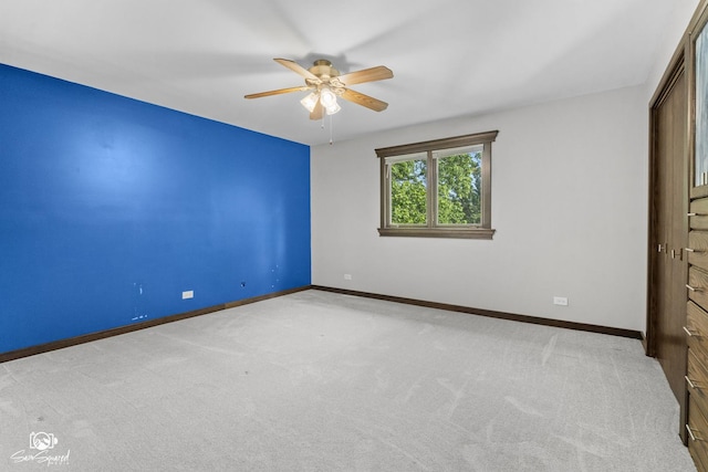 658 Brookside Ln, Frankfort, IL 60423 - carpeted spare room with a ceiling fan and baseboards