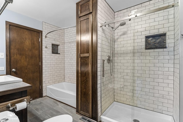 658 Brookside Ln, Frankfort, IL 60423 - full bath with vanity and tub / shower combination