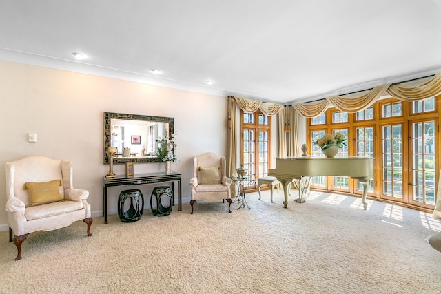 400 Selborne Rd, Riverside, IL 60546 - sitting room with carpet flooring
