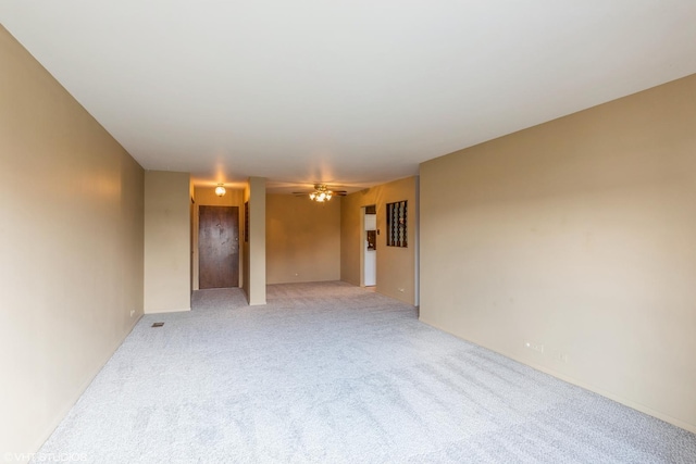 900 W Sunset Dr Unit 405, Glenwood, IL 60425 - unfurnished room featuring light carpet and ceiling fan