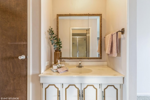 900 W Sunset Dr Unit 405, Glenwood, IL 60425 - full bath featuring a stall shower and vanity