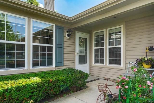 93 W Essington Dr Unit 93, Round Lake, IL 60073 - doorway to property featuring a chimney