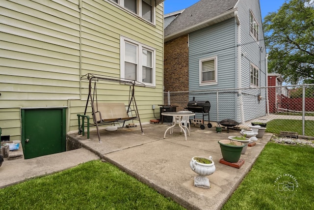 1246 N Monitor Ave, Chicago, IL 60651 - view of patio / terrace featuring area for grilling