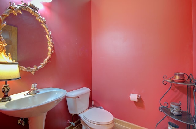 381 Chesapeake Ln, Oswego, IL 60543 - bathroom featuring toilet and a sink