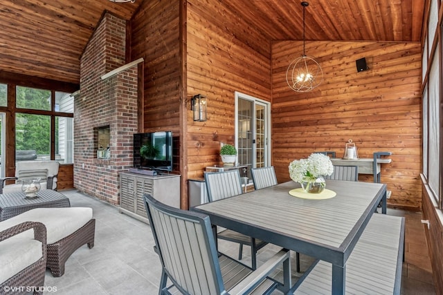 261 Woodstock Ave, Glen Ellyn, IL 60137 - view of patio with outdoor dining area and area for grilling