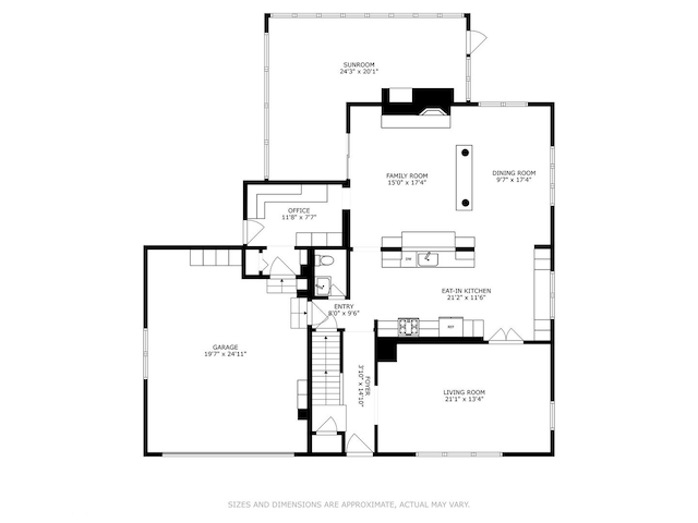 261 Woodstock Ave, Glen Ellyn, IL 60137 - view of floor plan / room layout