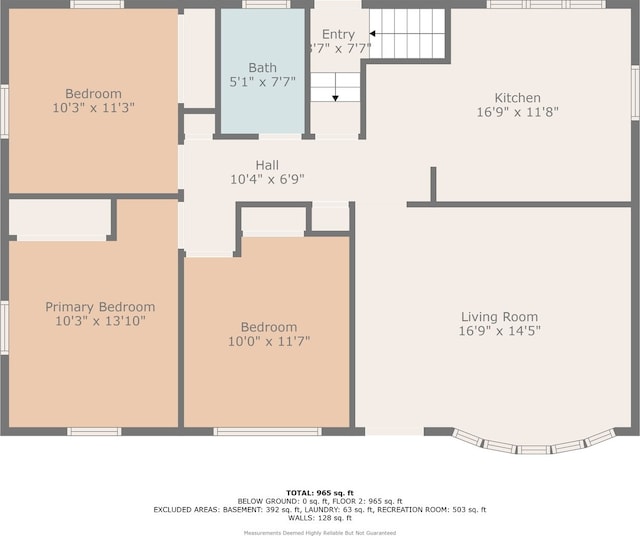 1416 S Chestnut Dr, Mount Prospect, IL 60056 - view of floor plan / room layout