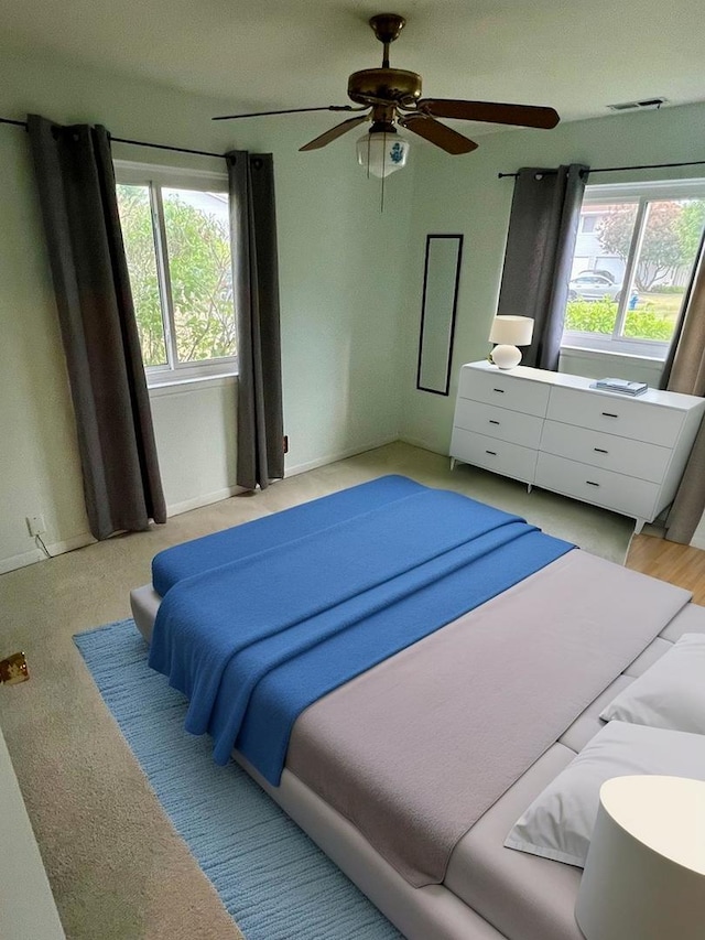 2350 Carnation Dr Unit 4, Crest Hill, IL 60403 - bedroom with ceiling fan