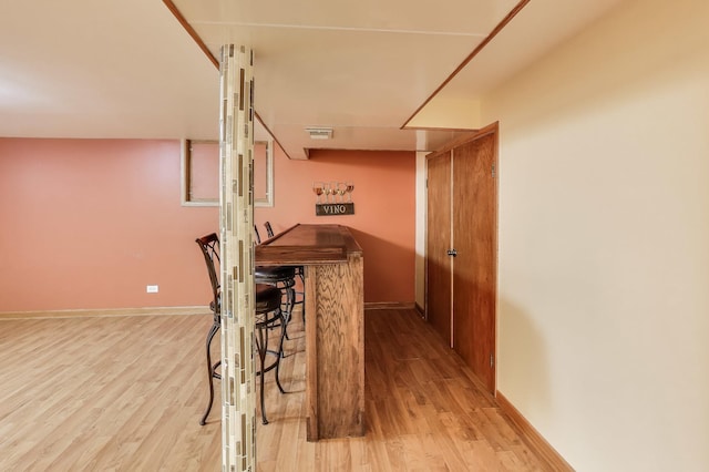 835 Tomawadee Ln, Park Ridge, IL 60068 - bar area with wood finished floors