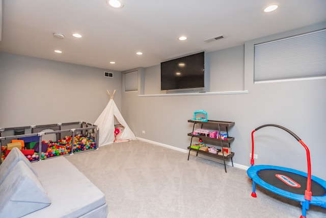 7613 Stratford Pl, Darien, IL 60561 - playroom featuring recessed lighting and carpet