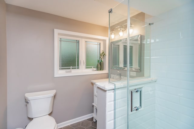 7613 Stratford Pl, Darien, IL 60561 - full bath featuring a stall shower, vanity, and tile patterned flooring
