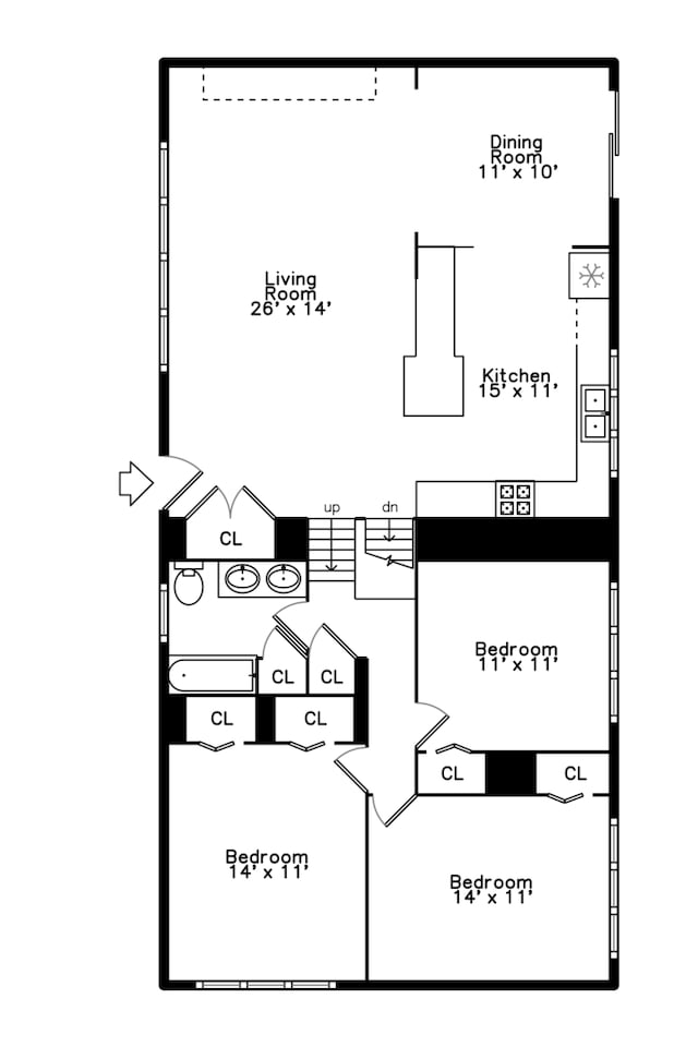 7613 Stratford Pl, Darien, IL 60561 - view of room layout