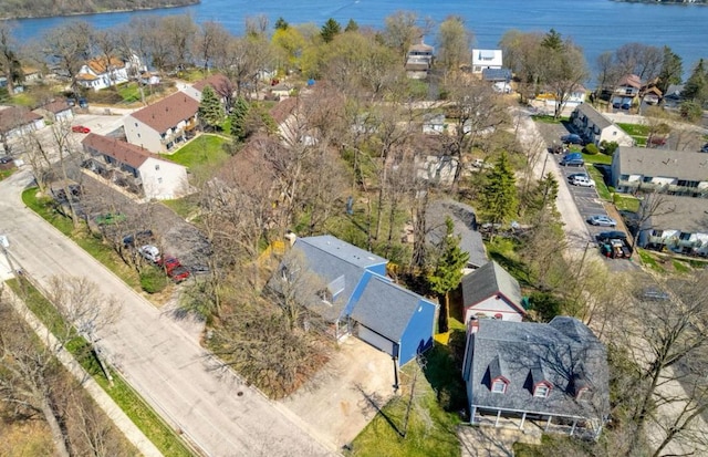137 Forest Ave, Fox Lake, IL 60020 - aerial view of residential area with a large body of water